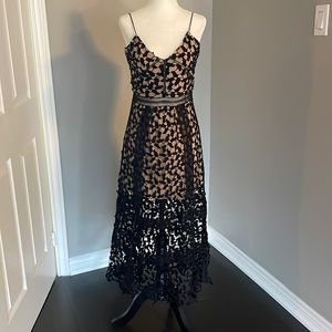 ASOS DRESS GIRL IN MIND LACE DRESS SELF PORTRAIT DUPE